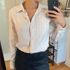 Pink Stripe Button Down